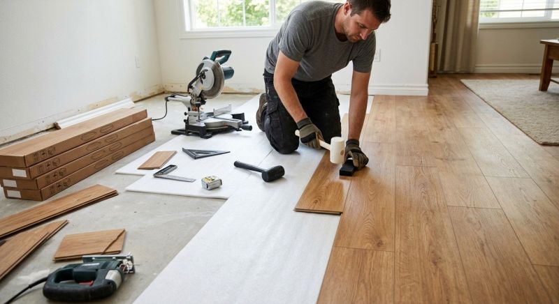 Laminate Floor Installation in Ida, MI