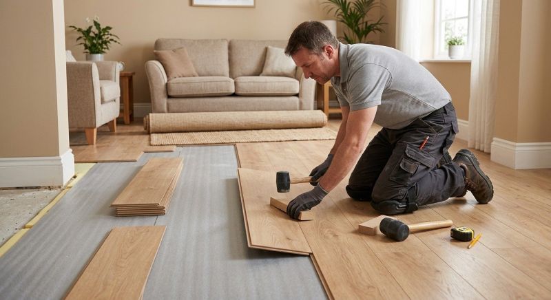Laminate Floor Installation in Walled Lake, MI