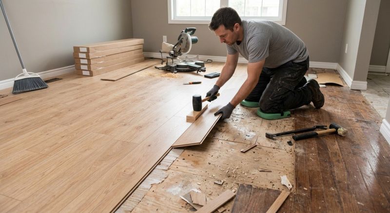 Laminate Floor Replacement in Ida, MI