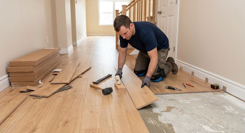 Laminate Floor Replacement in Romulus, MI