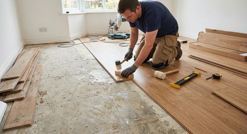 Laminate Floor Replacement in Saline, MI