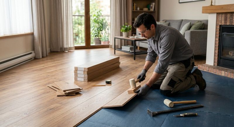 Laminate Floor Replacement in Tecumseh, MI
