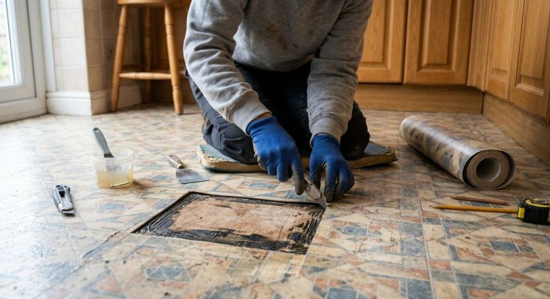 Linoleum Floor Installation in Grosse Ile, MI