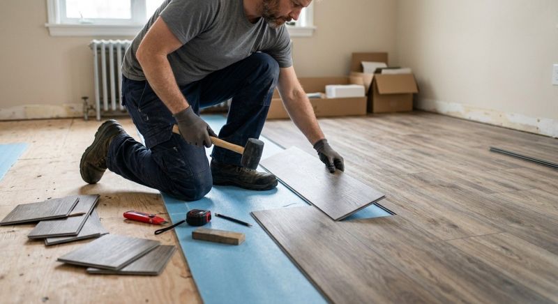 Linoleum Floor Installation in Pinckney, MI