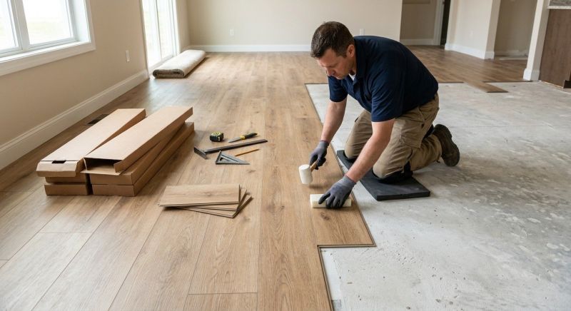 Luxury Vinyl Tile Installation in Belleville, MI