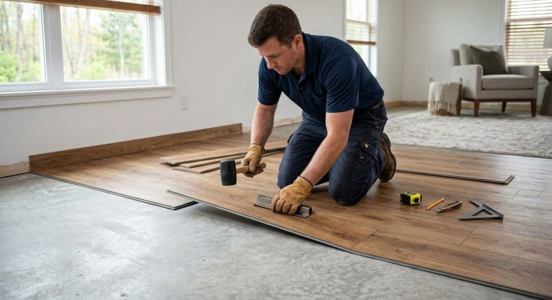 Luxury Vinyl Tile Installation in Clinton, MI