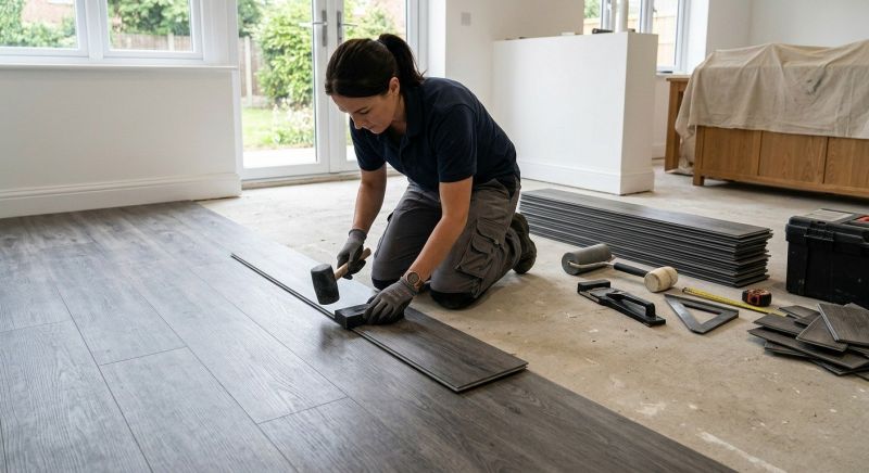 Luxury Vinyl Tile Installation in Saline, MI