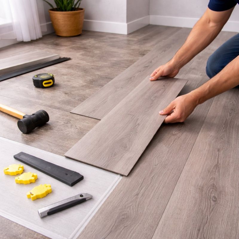 Lvt Flooring Installation in Ida, MI
