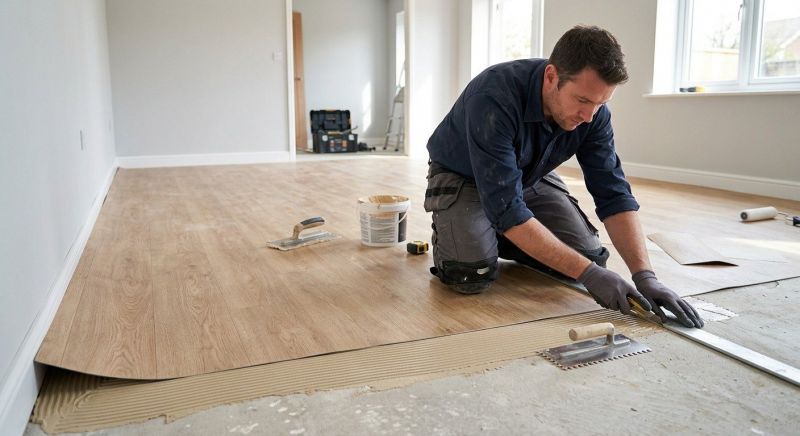 Sheet Flooring Installation in Clinton, MI