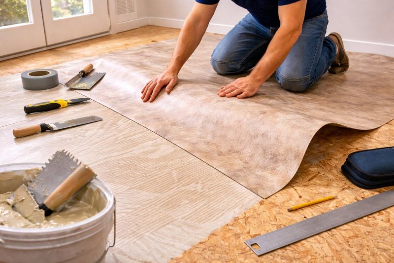 Sheet Flooring Installation in Grosse Ile, MI
