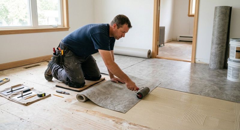 Sheet Flooring Installation in Washtenaw County, MI