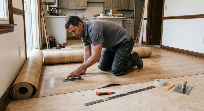 Sheet Flooring Installation in Willis, MI
