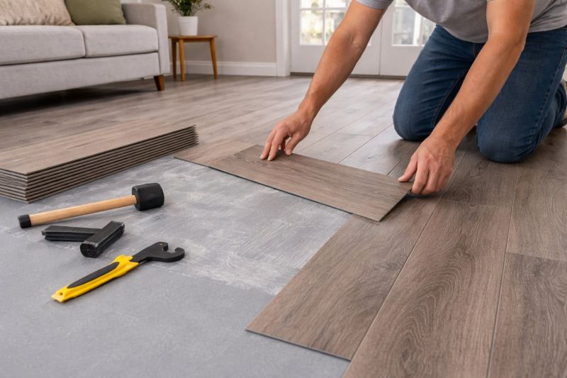 Vinyl Flooring Installation in Dundee, MI