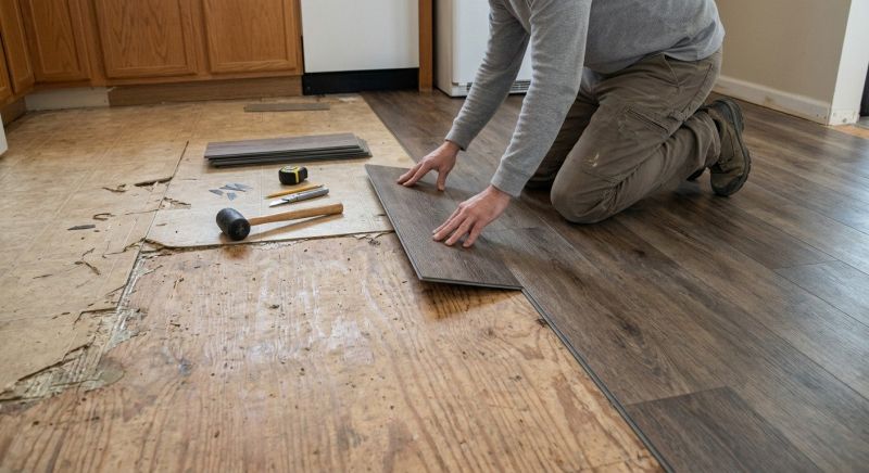 Vinyl Flooring Installation in Lincoln Park, MI