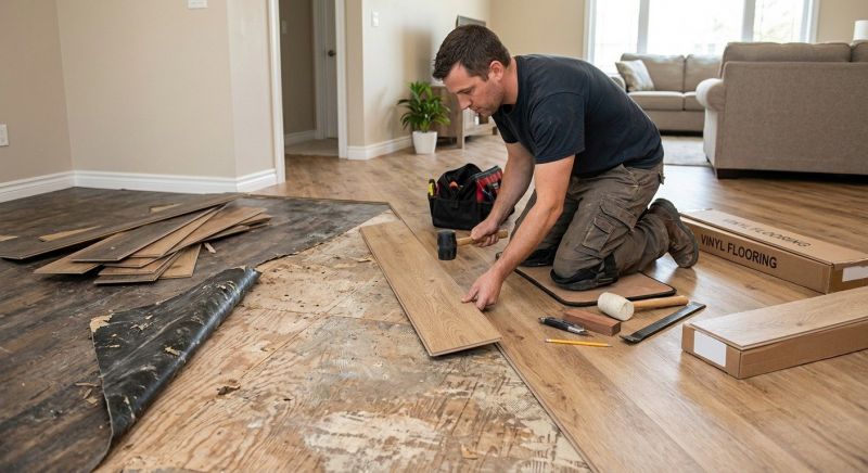 Vinyl Flooring Installation in Romulus, MI