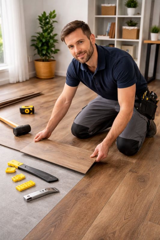 Vinyl Flooring Installation in Trenton, MI