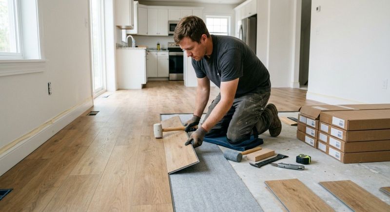 Vinyl Plank Floor Installation in Washtenaw County, MI