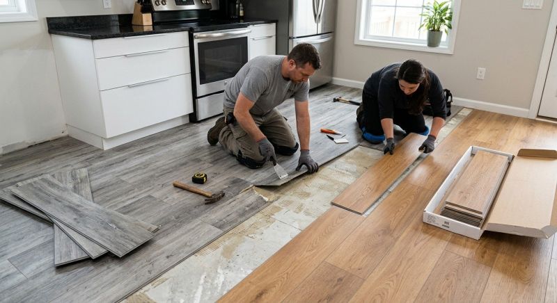 Vinyl Tile Replacement in Washtenaw County, MI